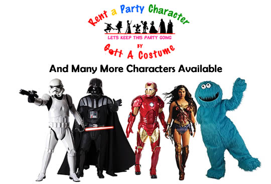Rent a Superhero for your birthday party