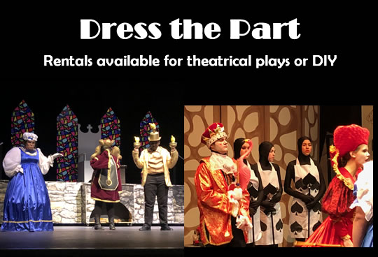 Theatrical Costumes and School Play Costume